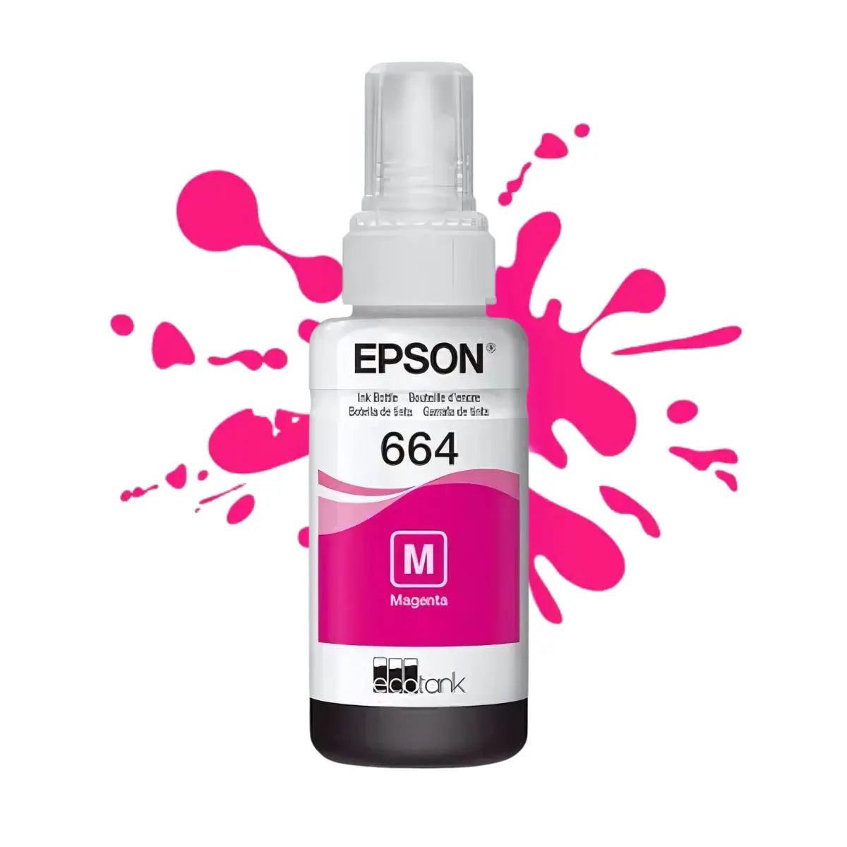 Tinta 664 Magenta Epson - Epson - vista trasera