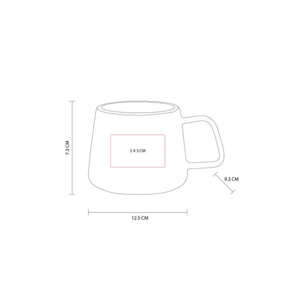 TAZA IGLASI PROMOOPCION - Promoopcion - vista lateral