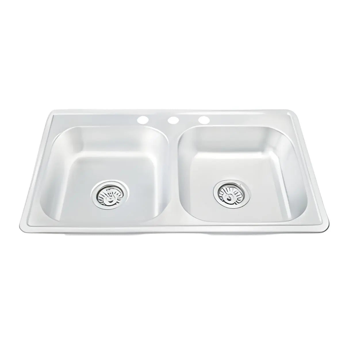 Tarja Doble Submontar Meer Cromada 84 x 56 x 15 cm - CNX