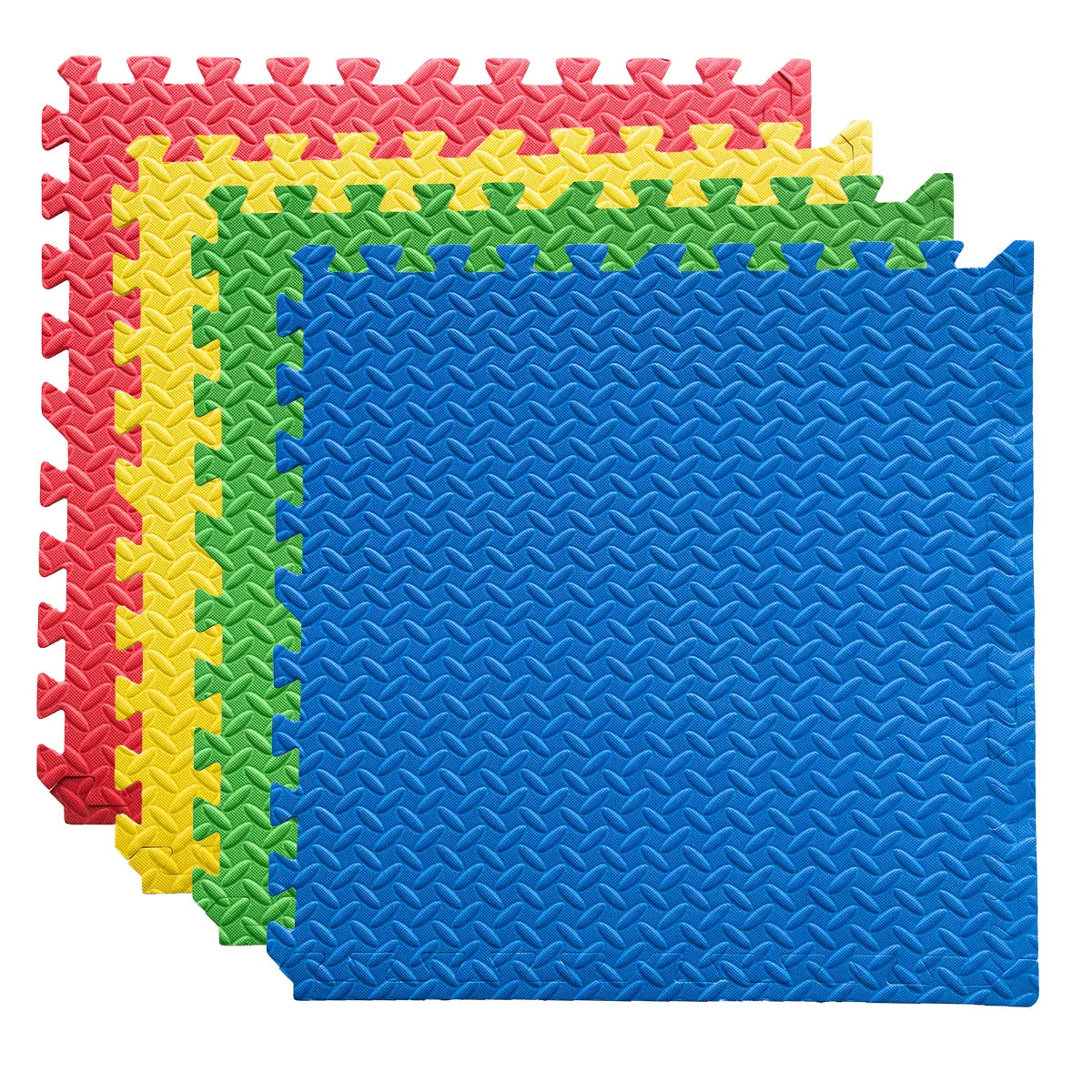 Plash Foamy Mats Set 60x60x1cm (Red, Green, Yellow, Blue) (4 Pieces) - Plash - accesorios
