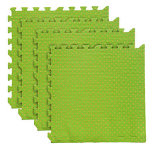 Set 4 Tapetes De Foamy Bolitas Verde - Coveme - empaque