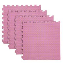 Set 4 Tapetes De Foamy Bolitas Rosa - PLASH - detalle