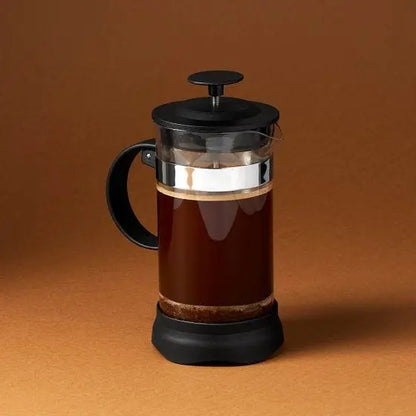 3 Pzs Cafetera Prensa Francesa 350ml Vidrio Embolo Cafe Te - Promoopcion - uso