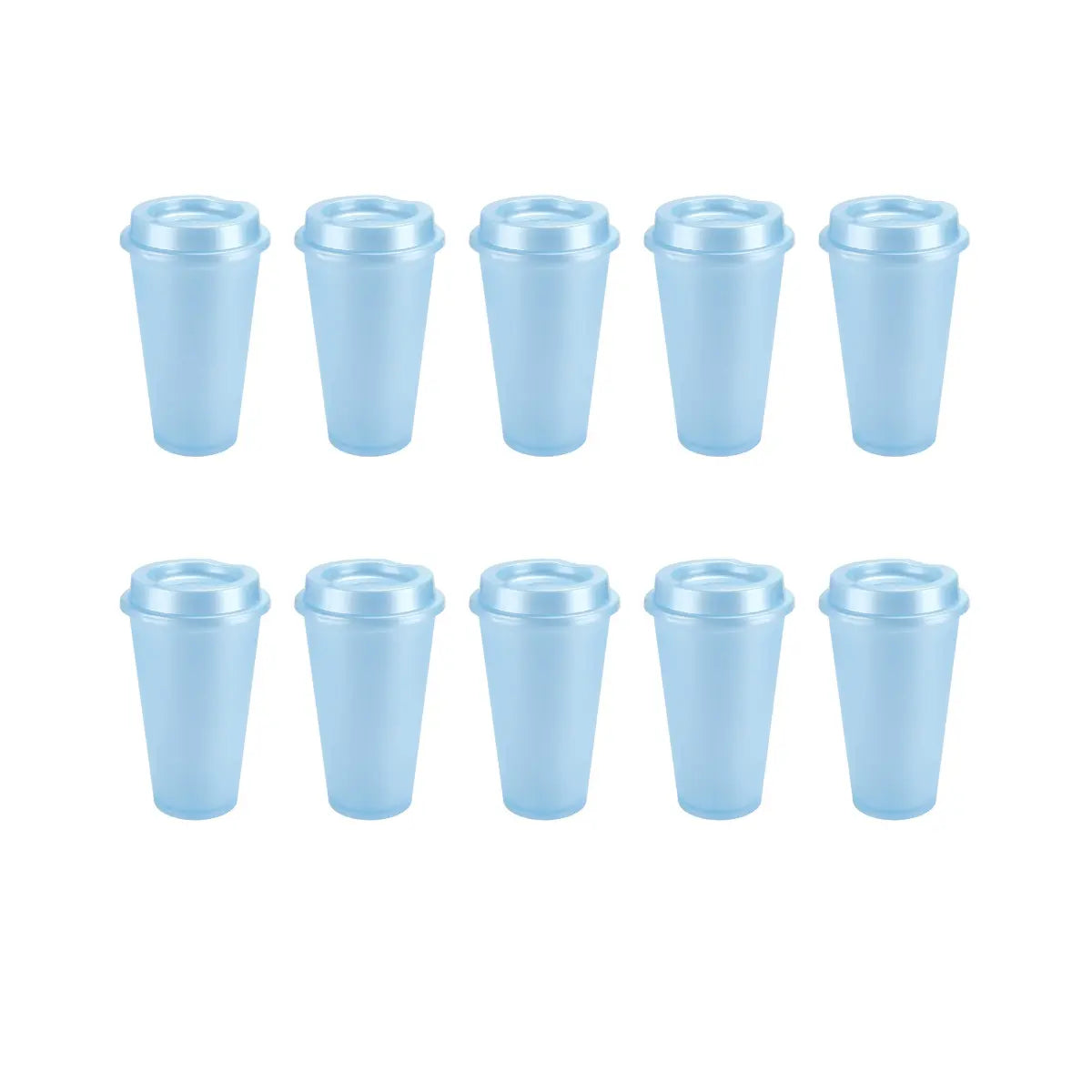 10pzs Vaso Cafetero Tirich Azul Pastel Promoopcion - Promoopcion - vista lateral