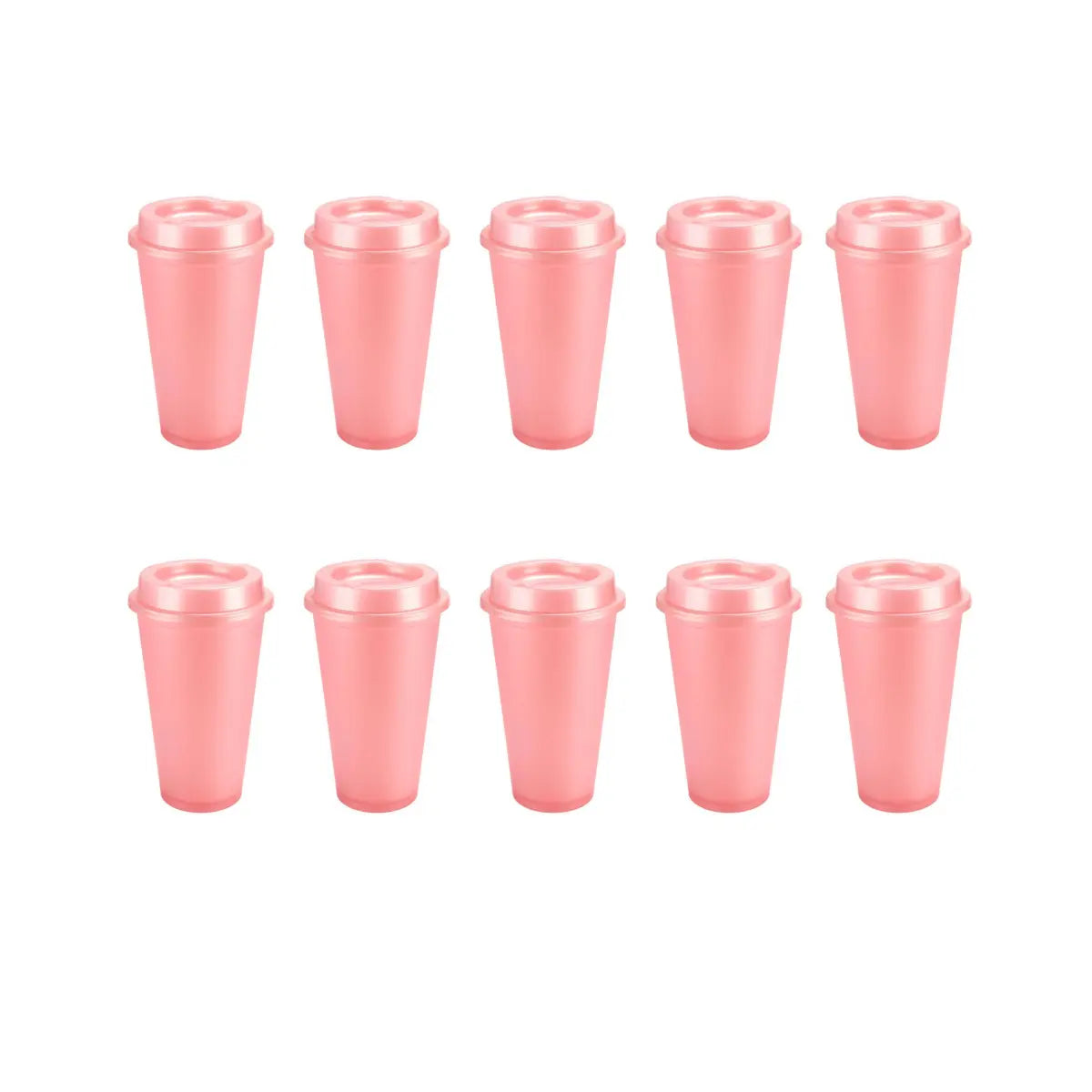 10pzs Vaso Cafetero Tirich Rosa Pastel Promoopción - Promoopcion