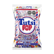 50 Paletas Sabor Cereza Tutsi Pop Caramelo Macizo 20gr C/u - Tutsi