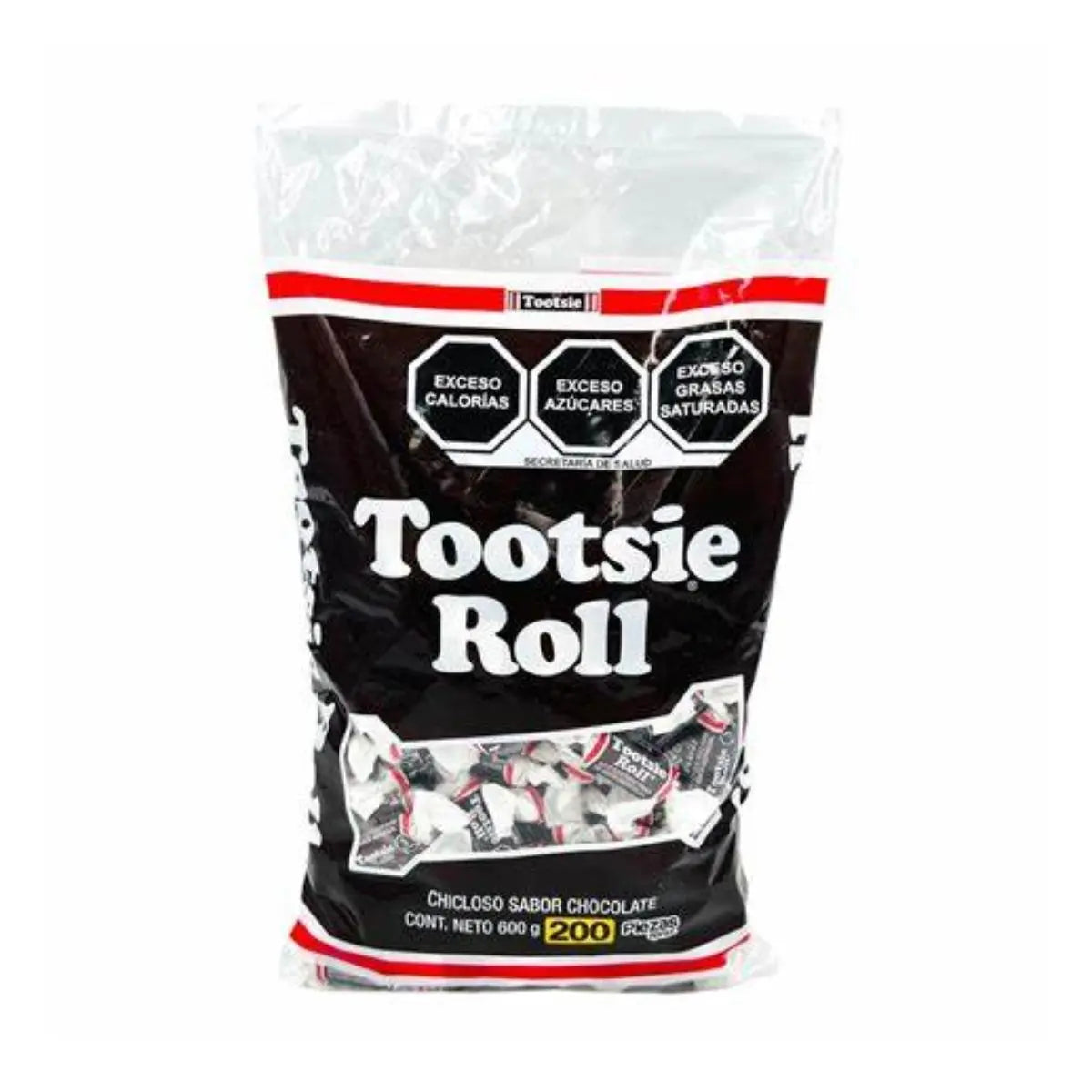 200 Dulce Chiclosos Tootsie Roll Sabor Chocolate Bolsa 600gr - Tutsi