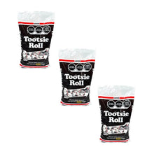 Pack 3 Bolsa Chicloso Tootsie Roll Sabor Chocolate 200pz C/u - Tutsi - vista lateral