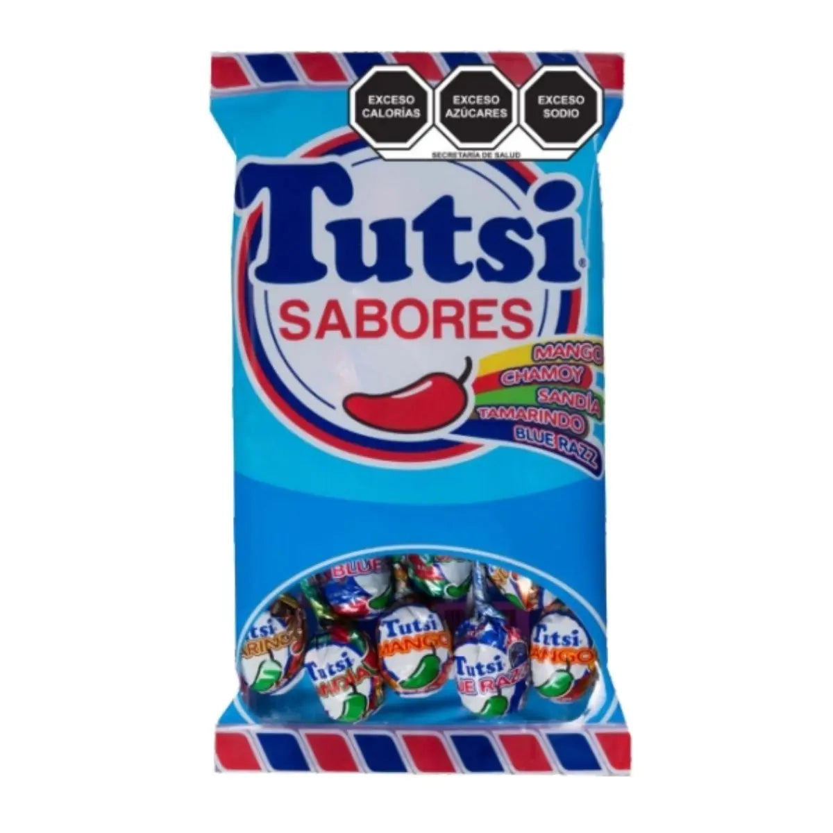 Paleta Sabores Surtidos Tutsi Pop Bolsa 24 Pz Variedad - Tutsi