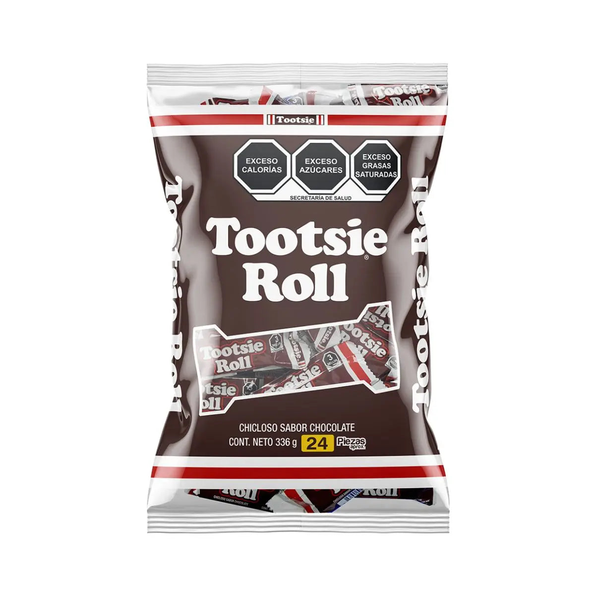 24 Dulces Chiclosos Sabor Chocolate Tootsie Roll Clasico - Tutsi