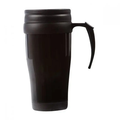 Termo Portatil Valvula Seguridad Calor Frio Cafe Te 400ml Negro - Promopción