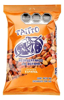 Cacahuate Español Taitto Salado Y Crujiente 1 Kg - Taitto