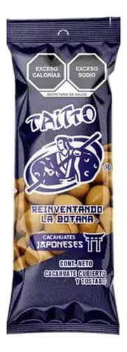 50 Bolsitas Cacahuates Japonés Tostado Taitto 80g C/u - Taitto