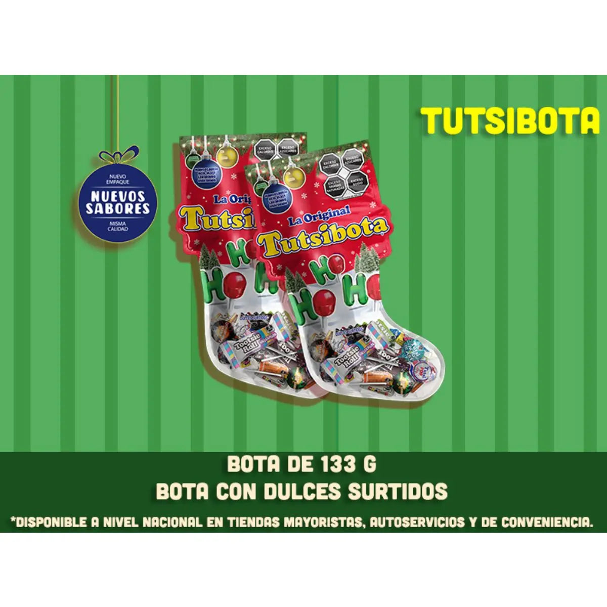 Bota Dulces Tutsi Tutsibota Navideña Dia Reyes Sutido 133gr - Tutsi