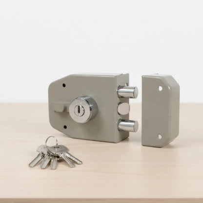 Cerradura Sobreponer Future Resv. Inv. Pintado Gris S1F-PR Tover - Tover