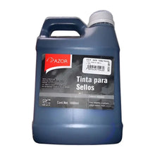 Tinta Sello 1000ml Stafford 1 Litro Escoge Color Azul - Azor - vista lateral