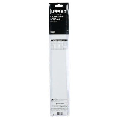 Calibrador Extralargo 000F Urrea 25 Hojas - Lock - detalle