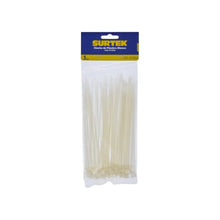 100 Cinchos Plasticos 100 x 2.5 mm Color Natural Surtek - Lock