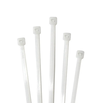50 Cinchos Plasticos 300 x 4.6 mm Tensión 22 Kg Blancos Surtek - Lock