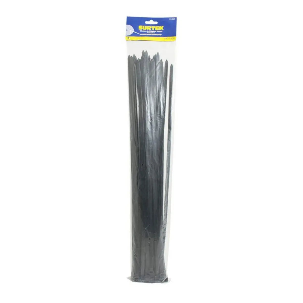 Cinchos Plásticos 450 x 4.8 mm Tensión 27 Kg Color Negro Surtek 25pz - Lock