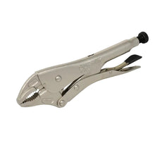 Pinza de presión de 10 quijada curva - Lock - vista lateral
