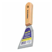 Espatula Flexible de Acero de Alto Carbon con Mango de Madera 3" Surtek - Lock - vista lateral