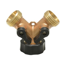 Adaptador para Manguera de Riego en Y de Bronce 11 x 7 cm Surtek - Lock - vista lateral