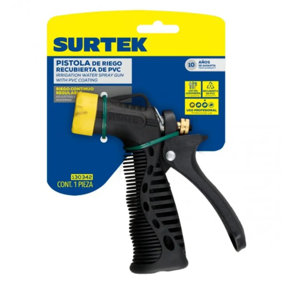 Pistola Para Riego PVC Surtek - Lock - vista lateral