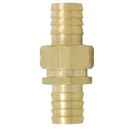 Conector para manguera de riego de latón 3/4 macho-hembra - Lock - vista lateral