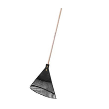 Escoba Plastica Surtek 26 Dientes Negra Jardin - Lock - detalle