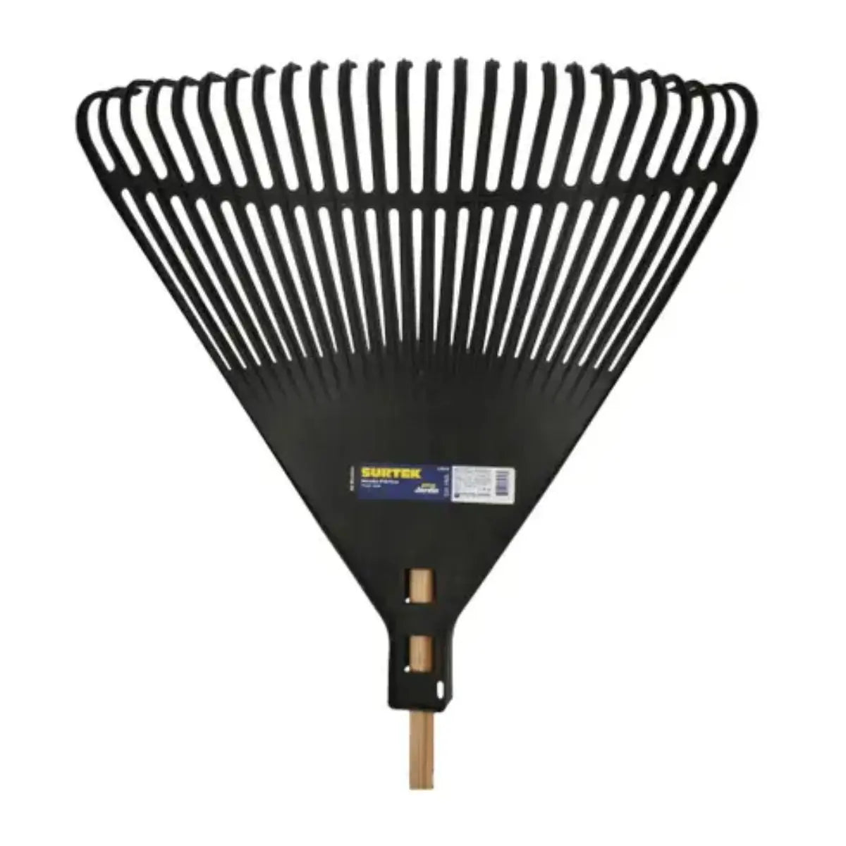 Escoba Plastica Surtek 26 Dientes Negra Jardin - Lock