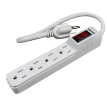 Multi contacto 4 entradas cable 30 cm - Lock - vista lateral
