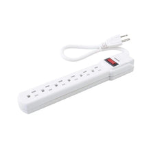 Multicontacto 6 Entradas Cable 30 cm Surtek - Lock