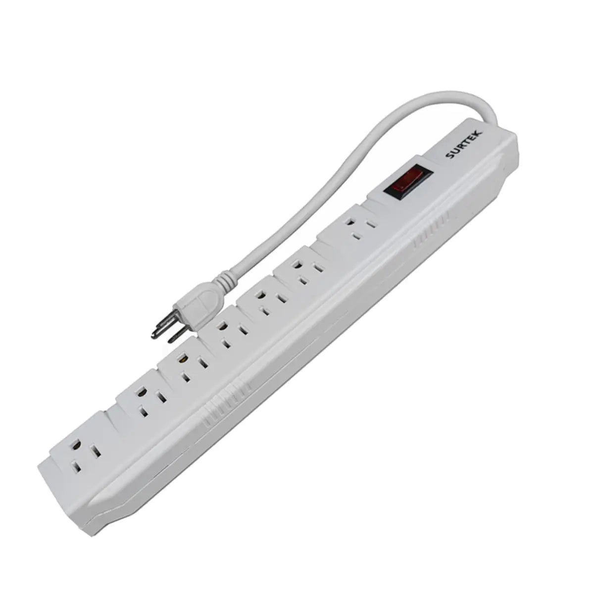 Multicontacto de 7 Entradas Cable de 30 cm Surtek - Lock