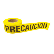 Cinta para Barricada "PRECAUCION" Ancho 3" de 304 m Surtek - Lock - vista lateral