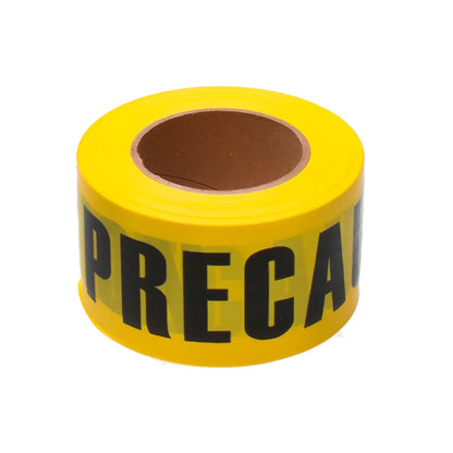 Cinta para Barricada "PRECAUCION" Ancho 3" de 304 m Surtek - Lock