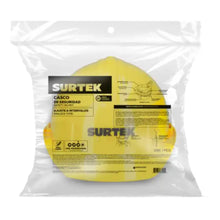 Casco de seguridad con ajuste de intervalos de 4 puntos clase E tipo 1 color amarillo - Lock
