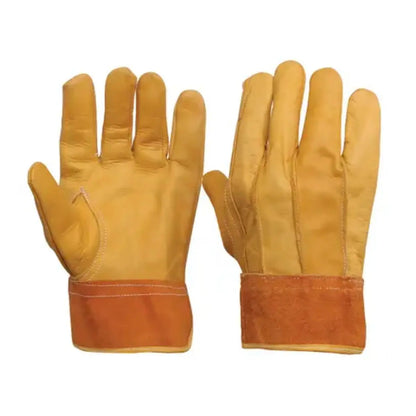 Guantes Piel Surtek Tipo Argonero Cintillo Unitalla - Lock - vista lateral