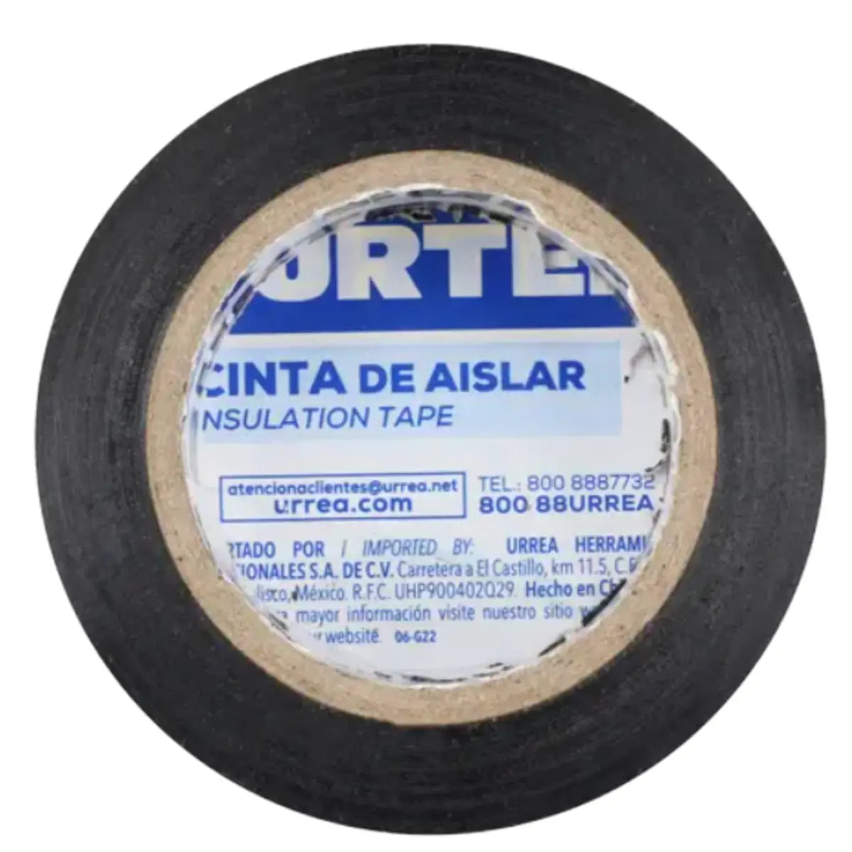 Cinta negra para aislar 19 mmx 9 m - Lock - detalle