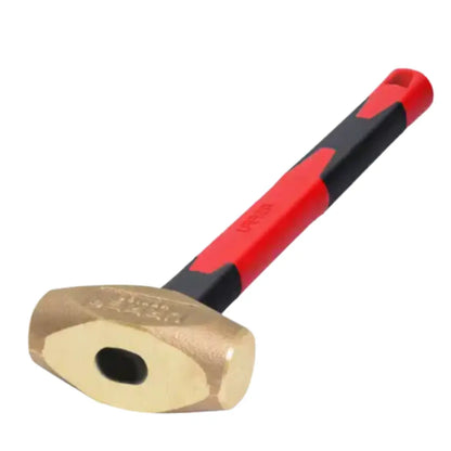 Marro de bronce con mango de fibra de vidrio 13, 1.6 lb - Lock - vista lateral