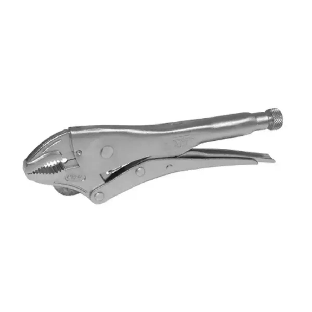 Pinza Presion 10" Urrea Quijada Curva c/ Corta Alambre - Lock - vista lateral