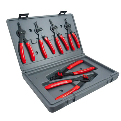 Juego de pinzas para anillos de retención convertibles con mariposa 6 piezas - Lock - detalle