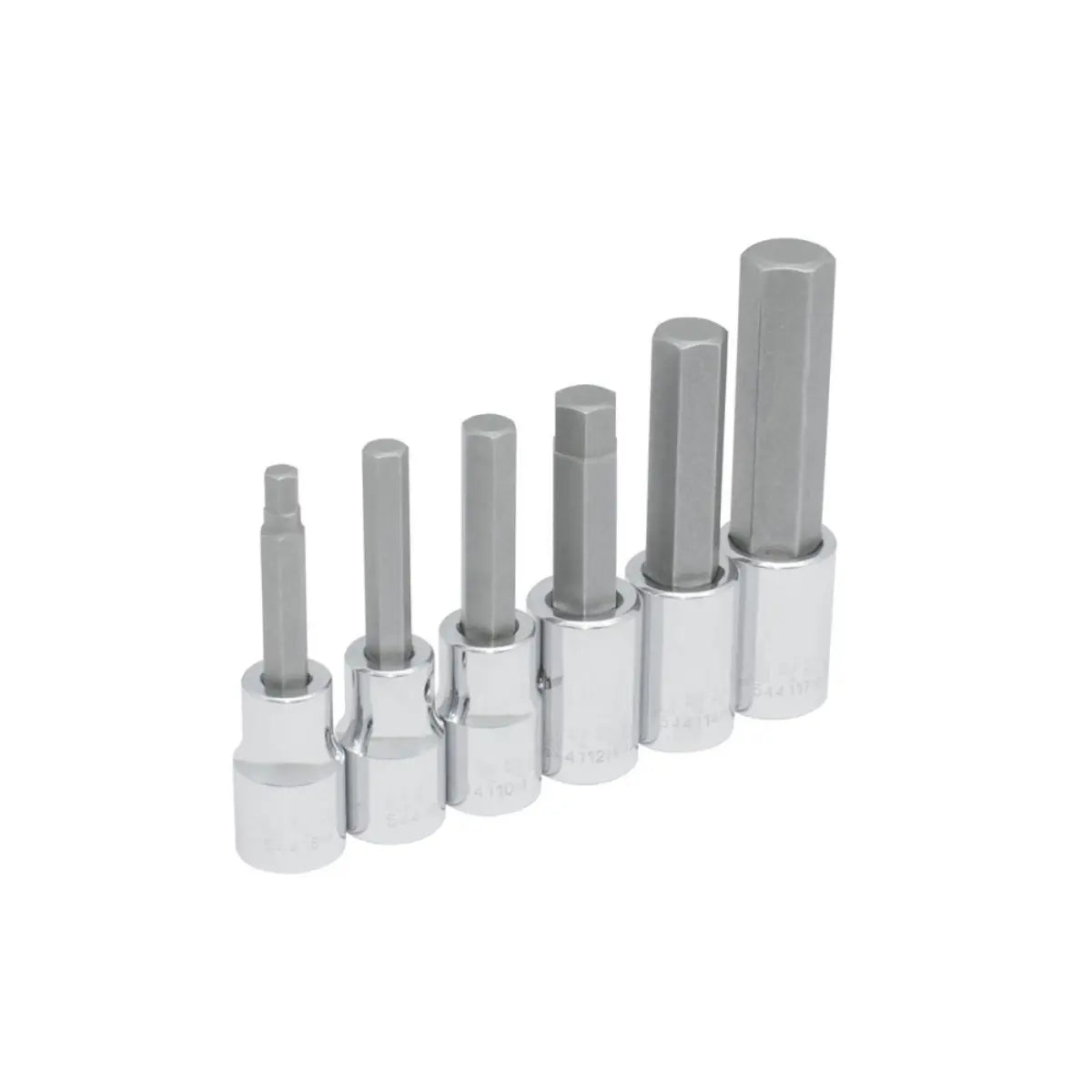 Juego 6 Dados Punta Hexagonal Metricos 1/2 Pulg Urrea - Lock