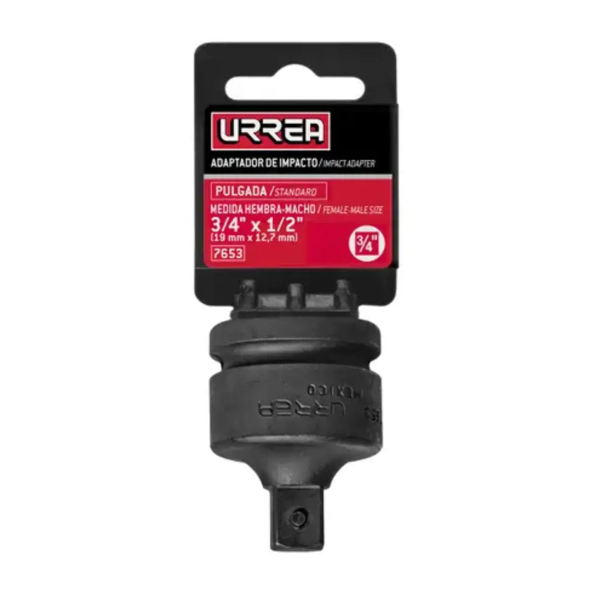 Adaptador de Impacto 3/4 pulgadas Hembra x 1/2 pulgadas Macho Urrea - Lock