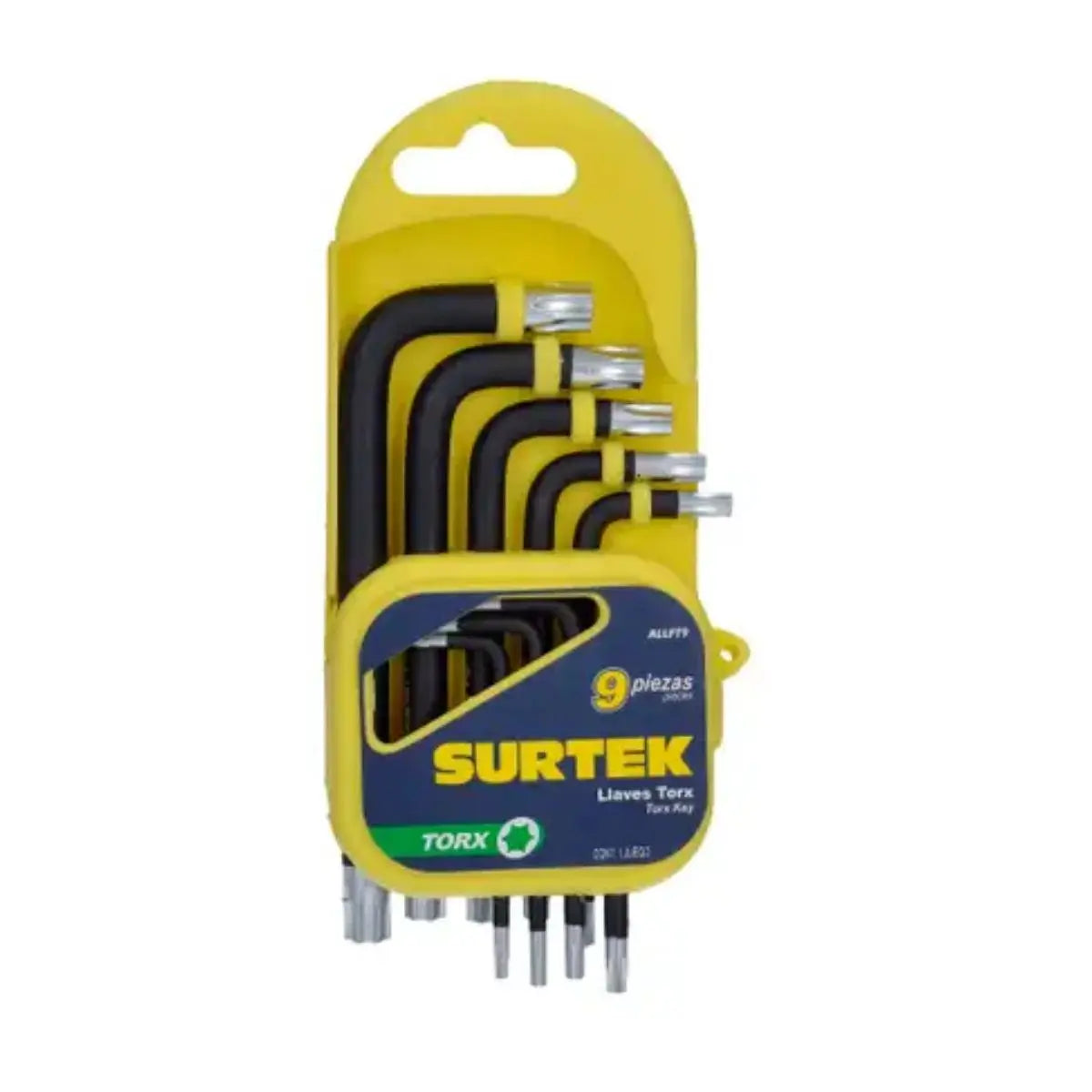 Set 9 Llaves Hexagonales Surtek Tipo L Torx Uso Profesional - Lock