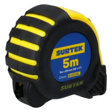 Surtek B122081 Flexómetro con carcasa anti-impacto 5 m x 1" - Lock