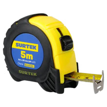 Surtek B122081 Flexómetro con carcasa anti-impacto 5 m x 1" - Lock - vista lateral
