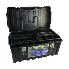 Caja portaherramientas plástica 21" x 10" x 10" Urrea - Lock - vista lateral