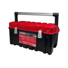 Caja Plastica 17 Pulgadas Charola Tapa Roja Urrea - Lock