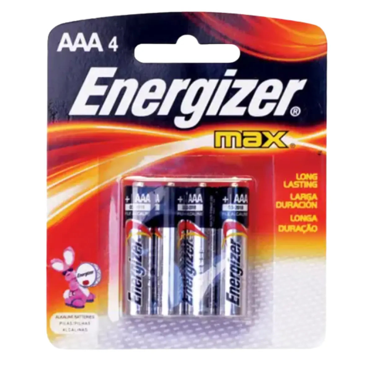 Pila alcalina Energizer® "AAA" 4 piezas - Lock